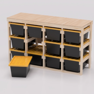 Heavy Duty Storage Bin Shelving system